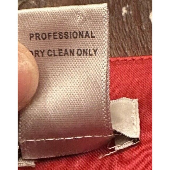 Cache Women’s Red Cocktail Semi- Formal Short Pencil Skirt Slit Sz 4 C4 - Picture 4 of 8